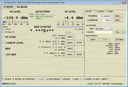 PC測定画面例（受信測定画面）
